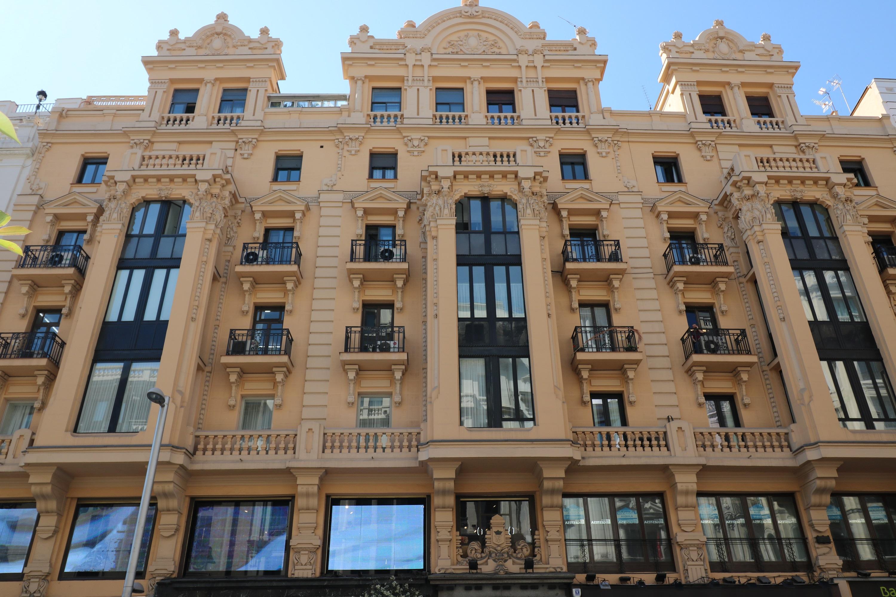 Hostal Hispano - Argentino Gran Vía Madri Exterior foto